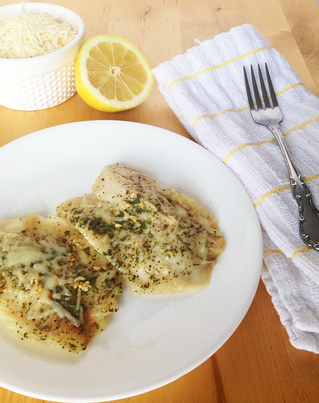 Lemon Garlic Parmesan Tilapia The Small Town Foodie